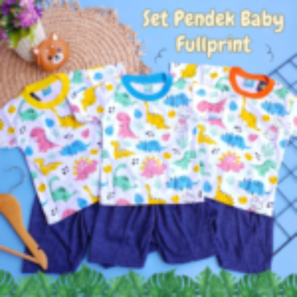 Set Pendek Baby Fullprint